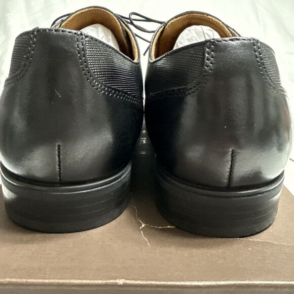 Florsheim Shoes 11.5 Jackson Plain Toe Oxford Black Leather Men’s EU  44.5 NIB main image 8